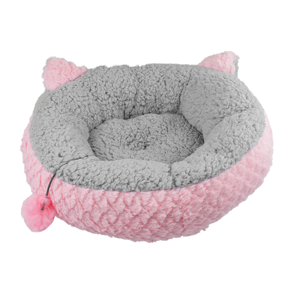 Cama Petit Rosa/Gris Para Gato