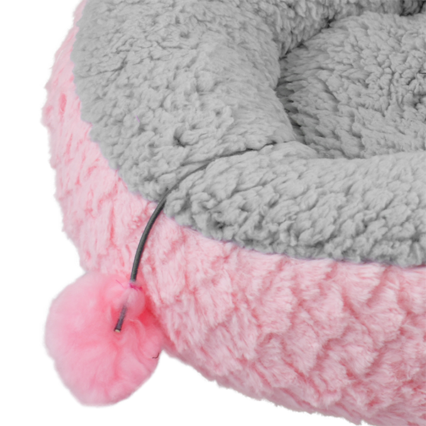 Cama Petit Rosa/Gris Para Gato