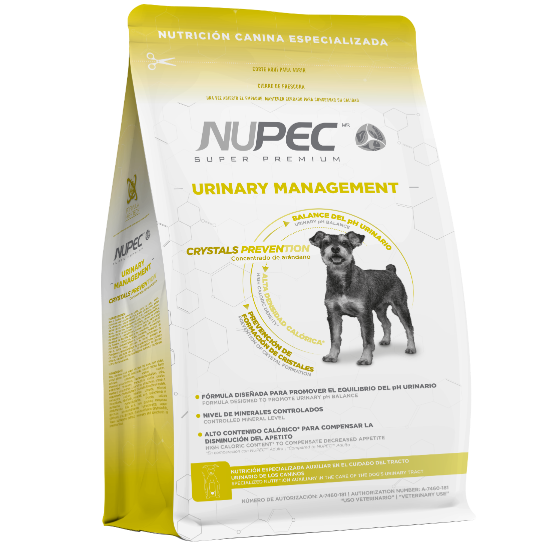 NUPEC Urinary Management: Nutrición Especializada Auxiliar en el Cuidado del Tracto Urinario de los Caninos