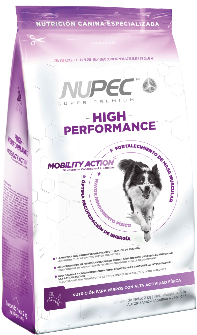 NUPEC High Performance: Nutrición Especializada para Caninos de Alto Rendimiento