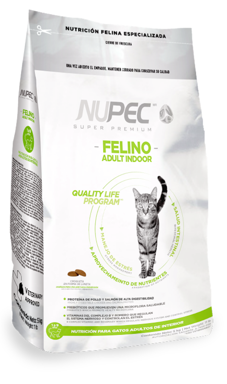 NUPEC Felino Adult Indoor Alimento para Gatos