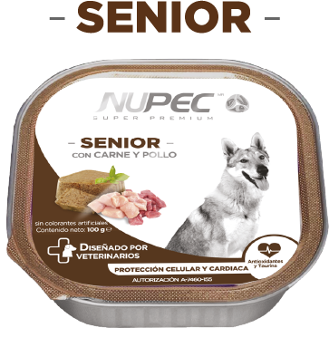 NUPEC Alimento Húmedo Senior con Carne y Pollo