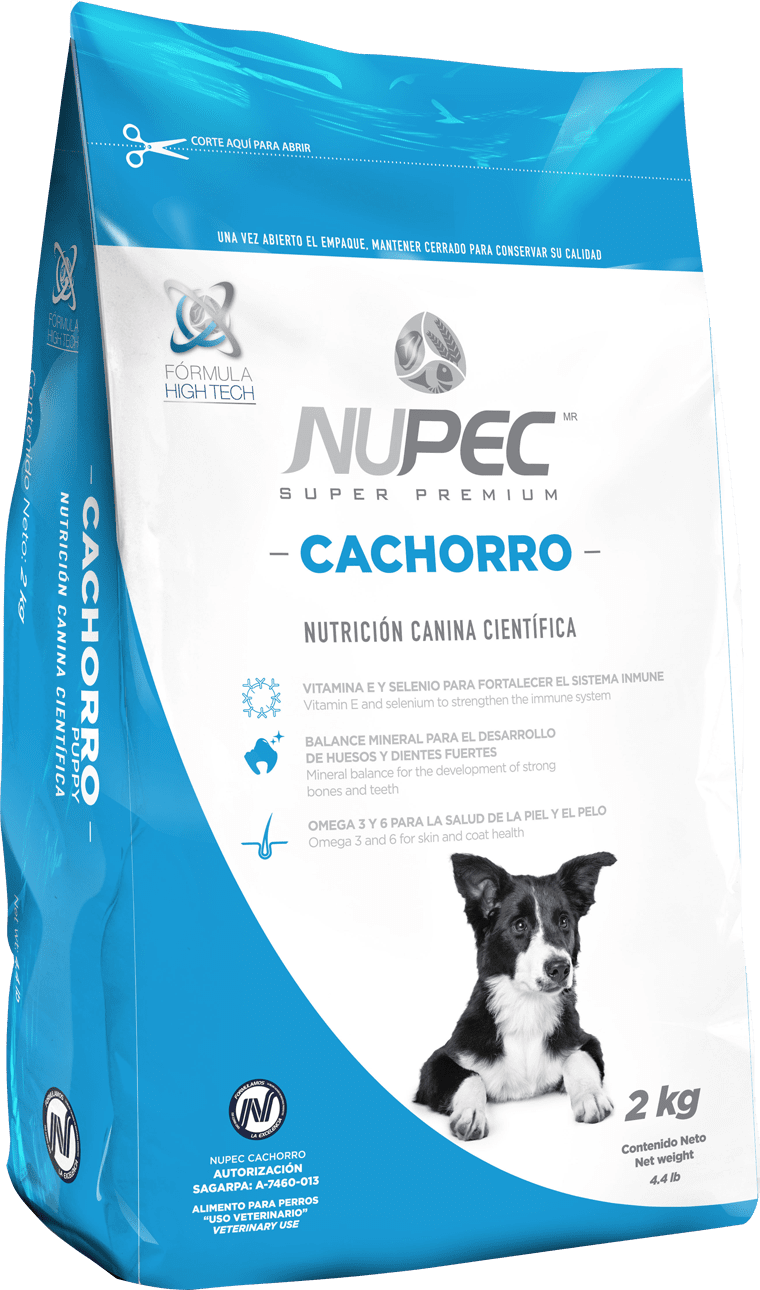 NUPEC Cachorro: Alimento Premium para un Crecimiento Sano y Fuerte