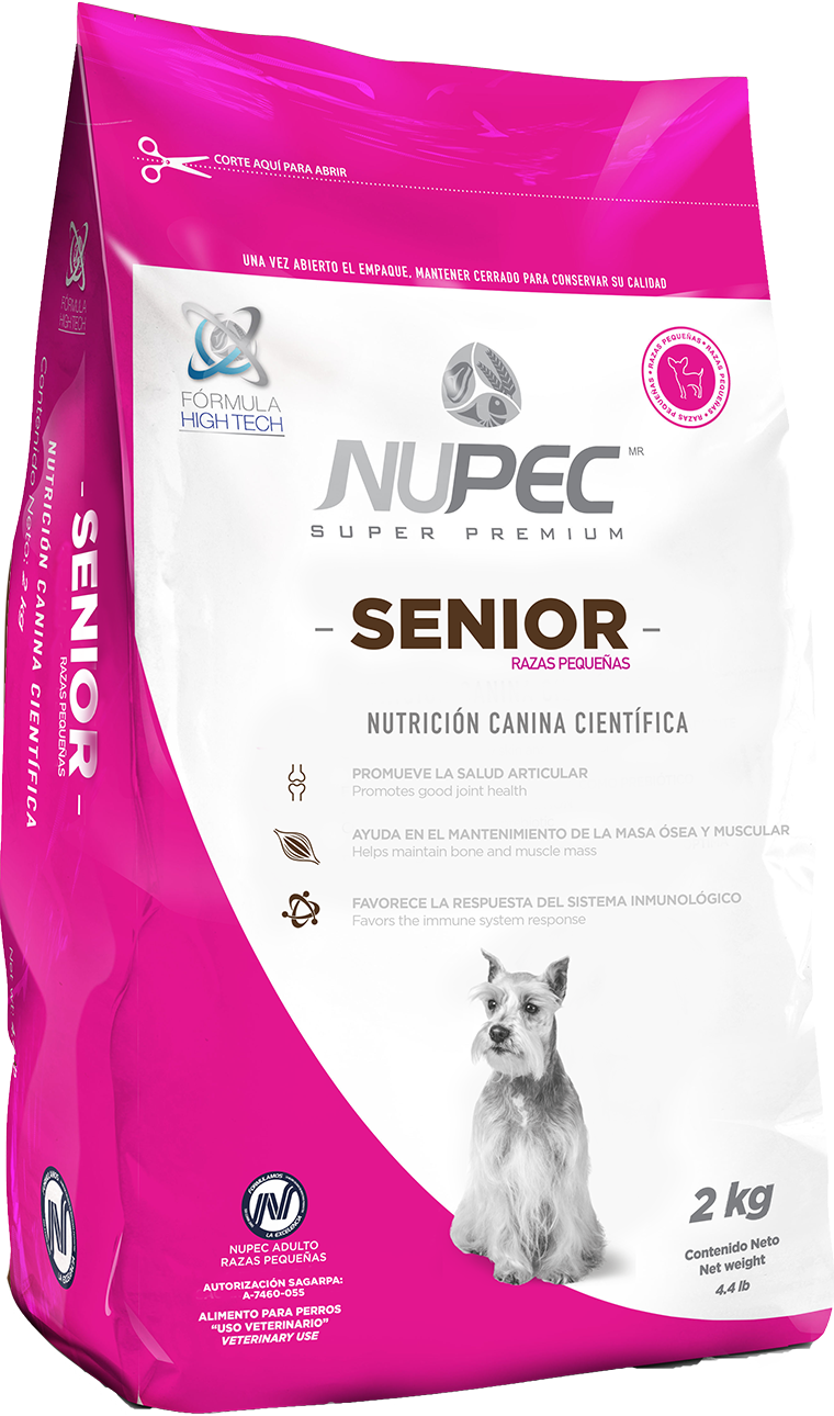 NUPEC Senior Raza Pequeña: Nutrición Especializada para Perros Mayores