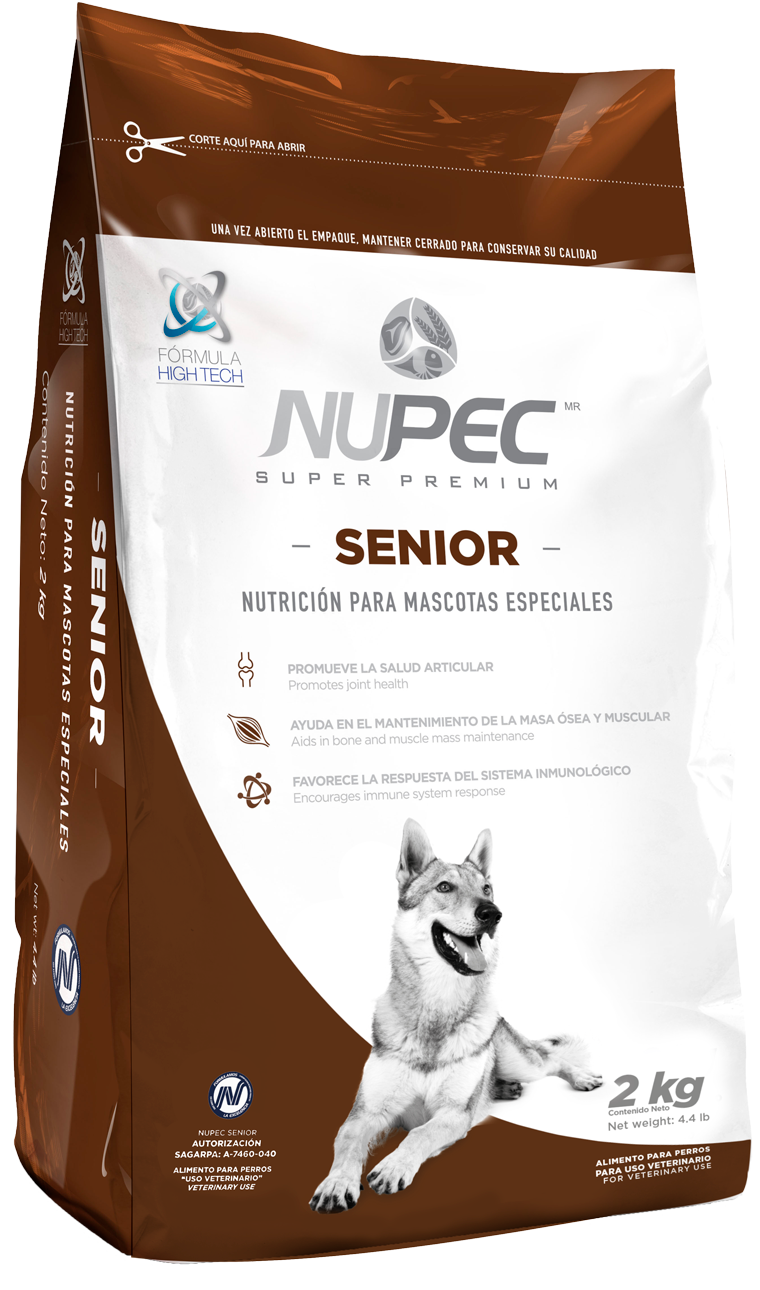 NUPEC Senior: Nutrición Especializada para el Bienestar de Tu Mascota de Edad Avanzada