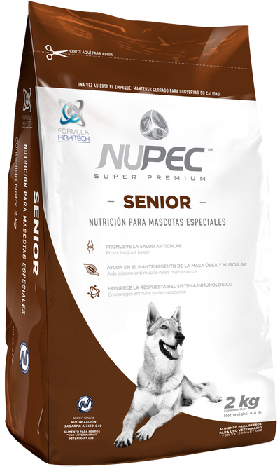 NUPEC Senior: Nutrición Especializada para el Bienestar de Tu Mascota de Edad Avanzada