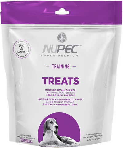 NUPEC Training: Premio con Ingredientes Funcionales para el Adiestramiento Canino