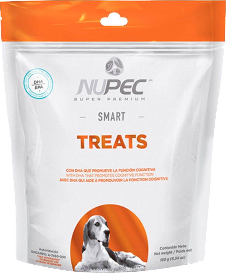 NUPEC Smart: Premio con Ingredientes Funcionales para la Función Cognitiva de tu Mascota