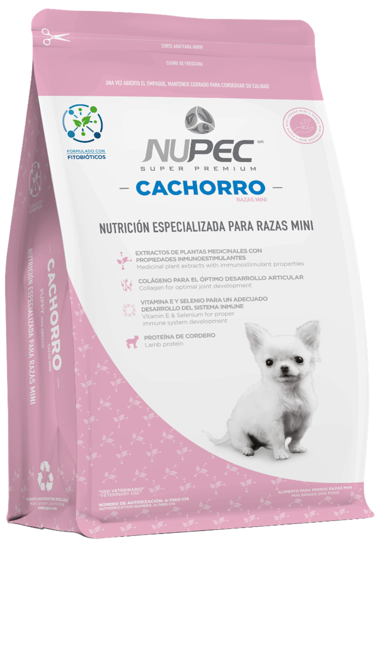 NUPEC Cachorro Razas Mini: Nutrición Especializada para Cachorros de Razas Miniatura