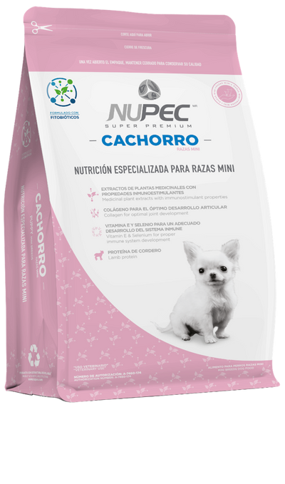 NUPEC Cachorro Razas Mini: Nutrición Especializada para Cachorros de Razas Miniatura