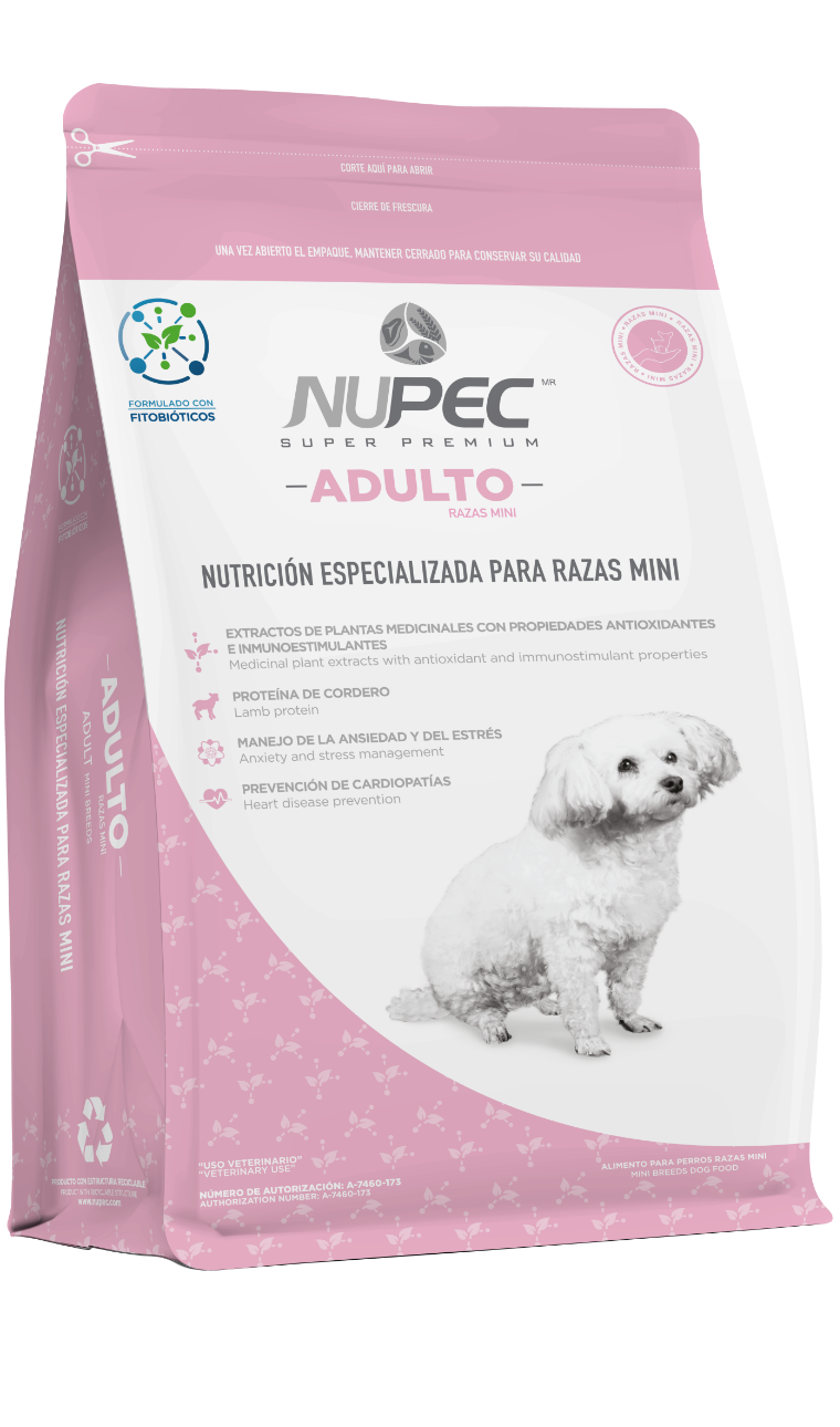 NUPEC Adulto Razas Mini: Nutrición Especializada para Razas Miniatura